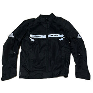 Alpha Cycle Gear Jacket, Size S, Elbow, Shoulder & Back Pad, Polyester